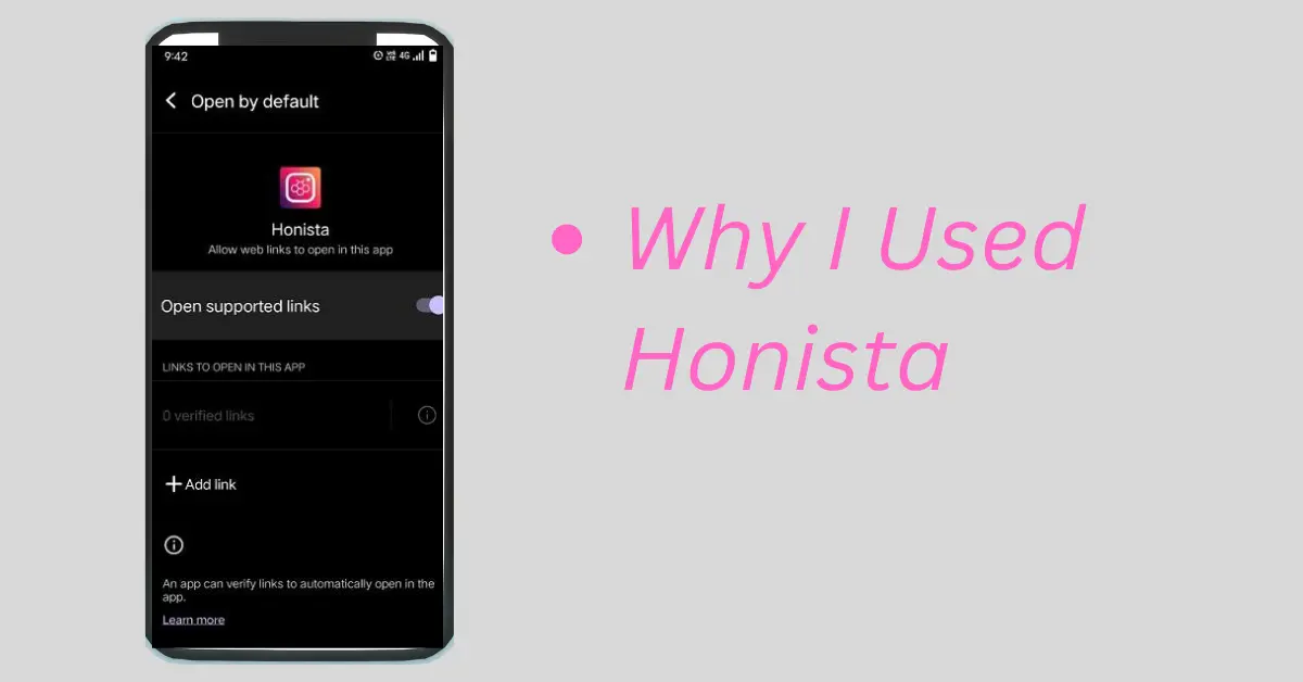 Why I Used Honista